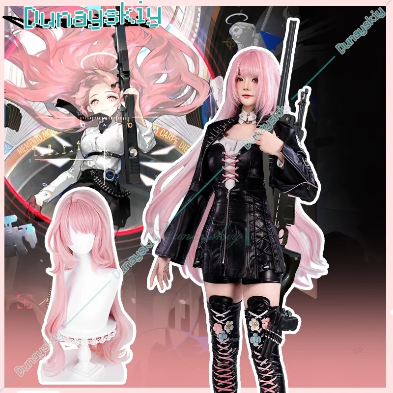 Arknights Lemuen Cosplay Pink Wig Long Boots Corset Uniform Halloween Carnival Women Clothes
Arknights Lemuen Cosplay Pink Wig Long Boots Corset Uniform Halloween Carnival Women Clothes