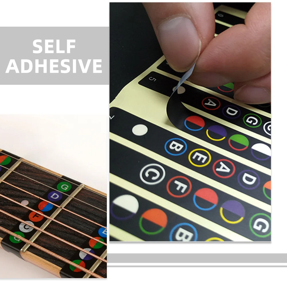 6pcs Guitar Fingerboard Stickers Self-Adhesive Fretboard Decals For Folk Electric Guitar Note Map Learning Tool Musical
6pcs Guitar Fingerboard Stickers Self-Adhesive Fretboard Decals For Folk Electric Guitar Note Map Learning Tool Musical