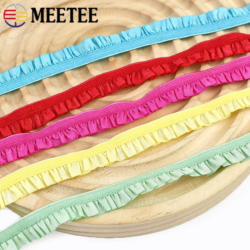 5-20M 10mm Ruffled Elastic Band Hairband Bra Strap Clothing Pleated Lace Trim Rubber Bands Stretch Tape DIY Sewing Accessories
5-20M 10mm Ruffled Elastic Band Hairband Bra Strap Clothing Pleated Lace Trim Rubber Bands Stretch Tape DIY Sewing Accessories