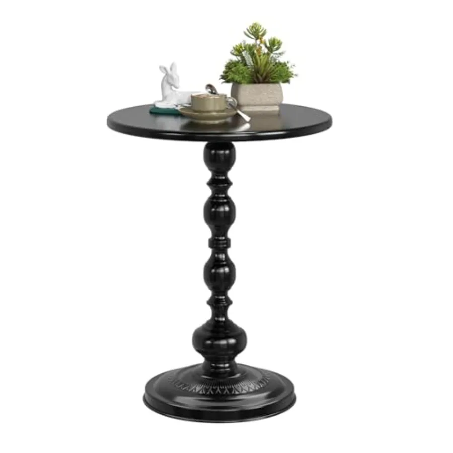 Small Side Table Round Drink Table End Table Sofa Table TV Tray Table Pedestal Coffee Table for Living Room Black
Small Side Table Round Drink Table End Table Sofa Table TV Tray Table Pedestal Coffee Table for Living Room Black