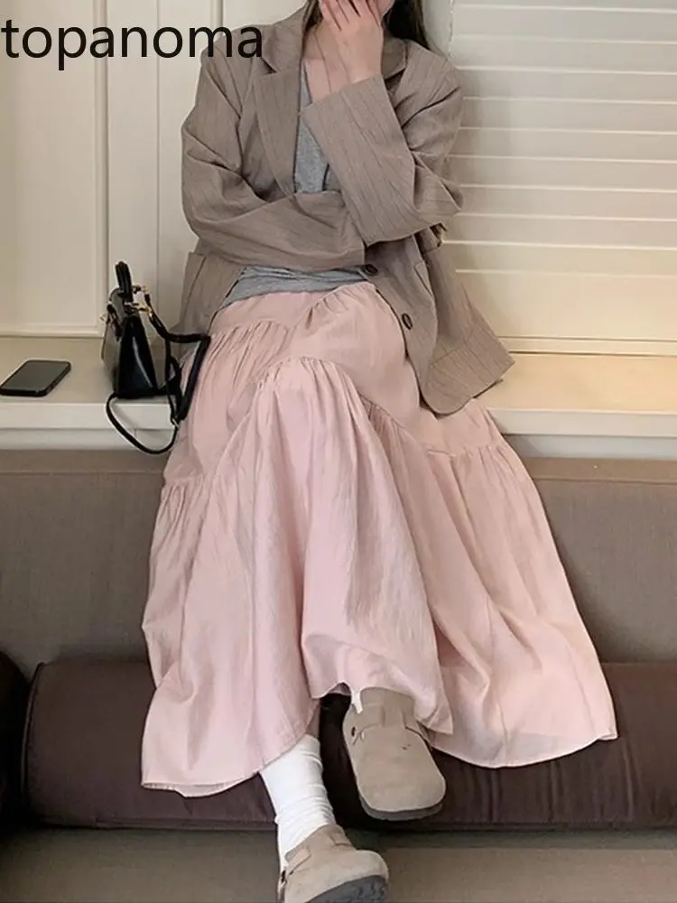 Topanoma Gentle White Spring Summer Pink High Waist Slimming Half Skirt Women Simple Short Sweet A-line Skirt Cake Skirts
Topanoma Gentle White Spring Summer Pink High Waist Slimming Half Skirt Women Simple Short Sweet A-line Skirt Cake Skirts