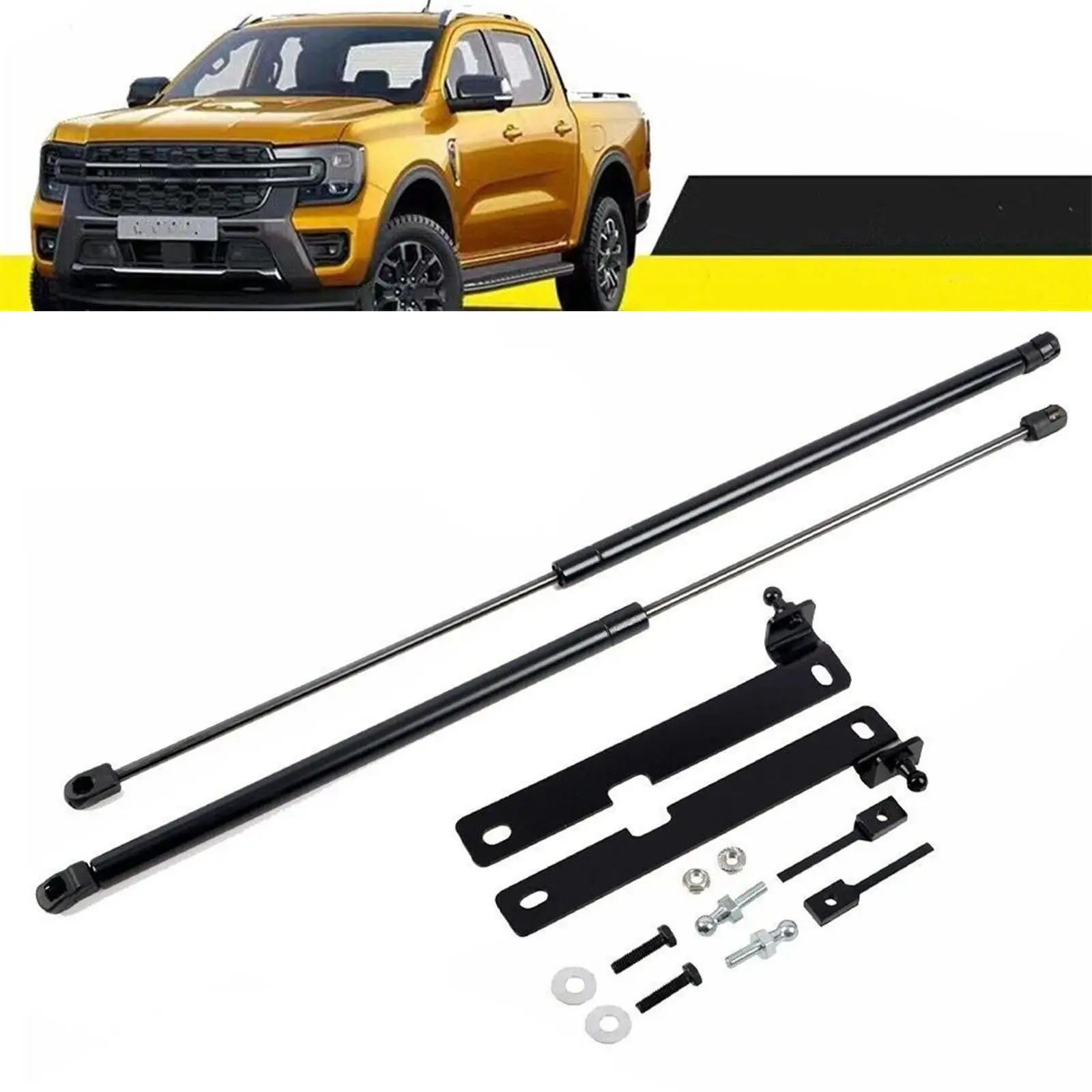 Комплект амортизаторов задней двери кузова (демпферов) для Ford Ranger T9 2022-2023, металлические, с функцией плавного закрывания
Комплект амортизаторов задней двери кузова (демпферов) для Ford Ranger T9 2022-2023, металлические, с функцией плавного закрывания