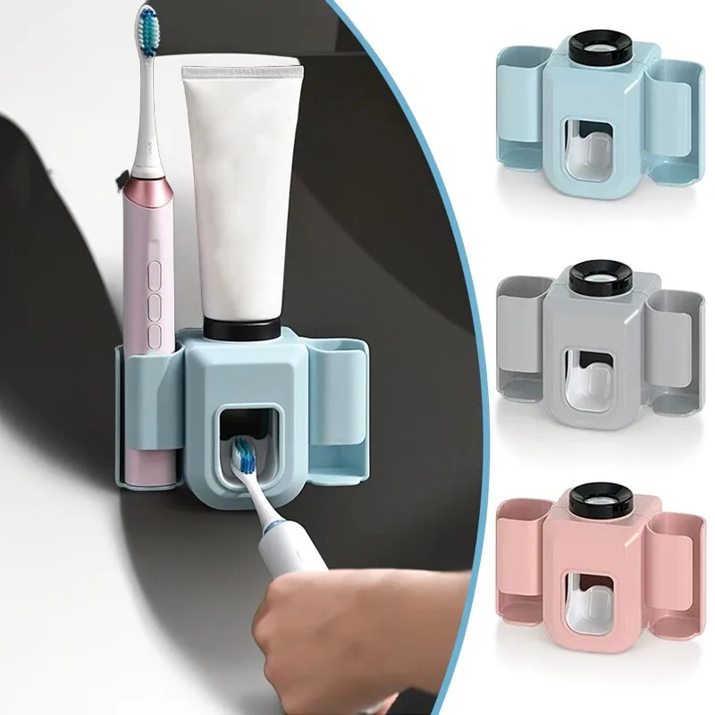 Wall Mounted Automatic Toothpaste Dispenser Toothbrush Holder Bathroom Punch Free Multi-Function Electric Toothbrush Holder
Wall Mounted Automatic Toothpaste Dispenser Toothbrush Holder Bathroom Punch Free Multi-Function Electric Toothbrush Holder