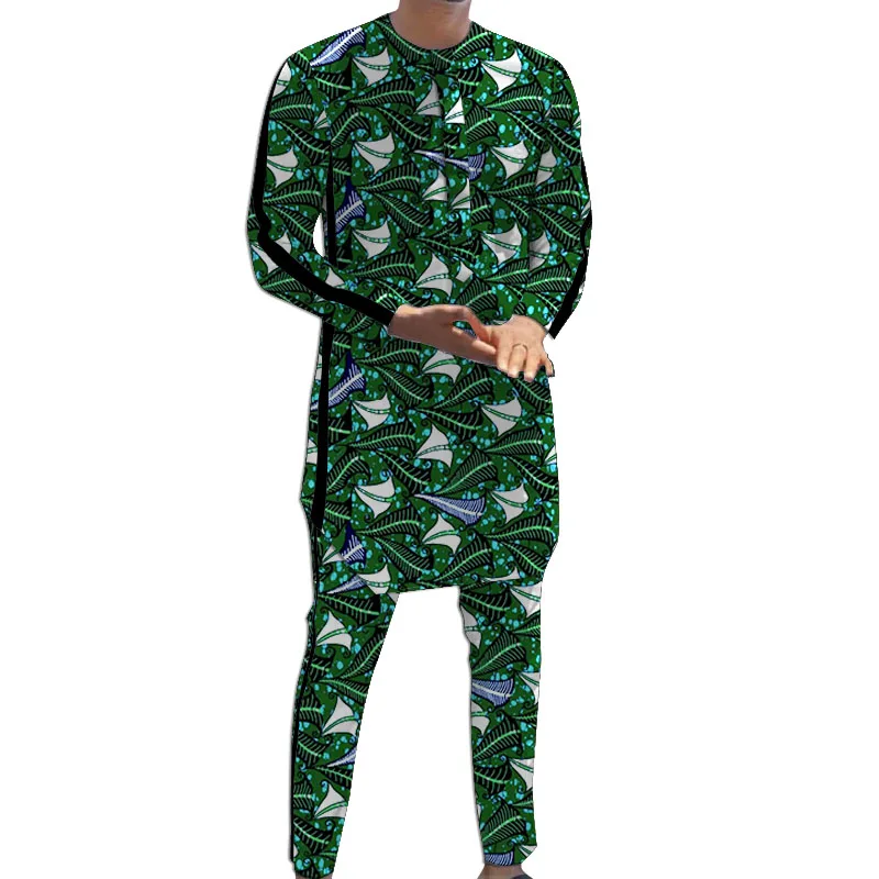 Black Strip Groom Suit Patchwork Design Shirts+Trousers Printed African Couture Men's Pant Sets
Black Strip Groom Suit Patchwork Design Shirts+Trousers Printed African Couture Men's Pant Sets
