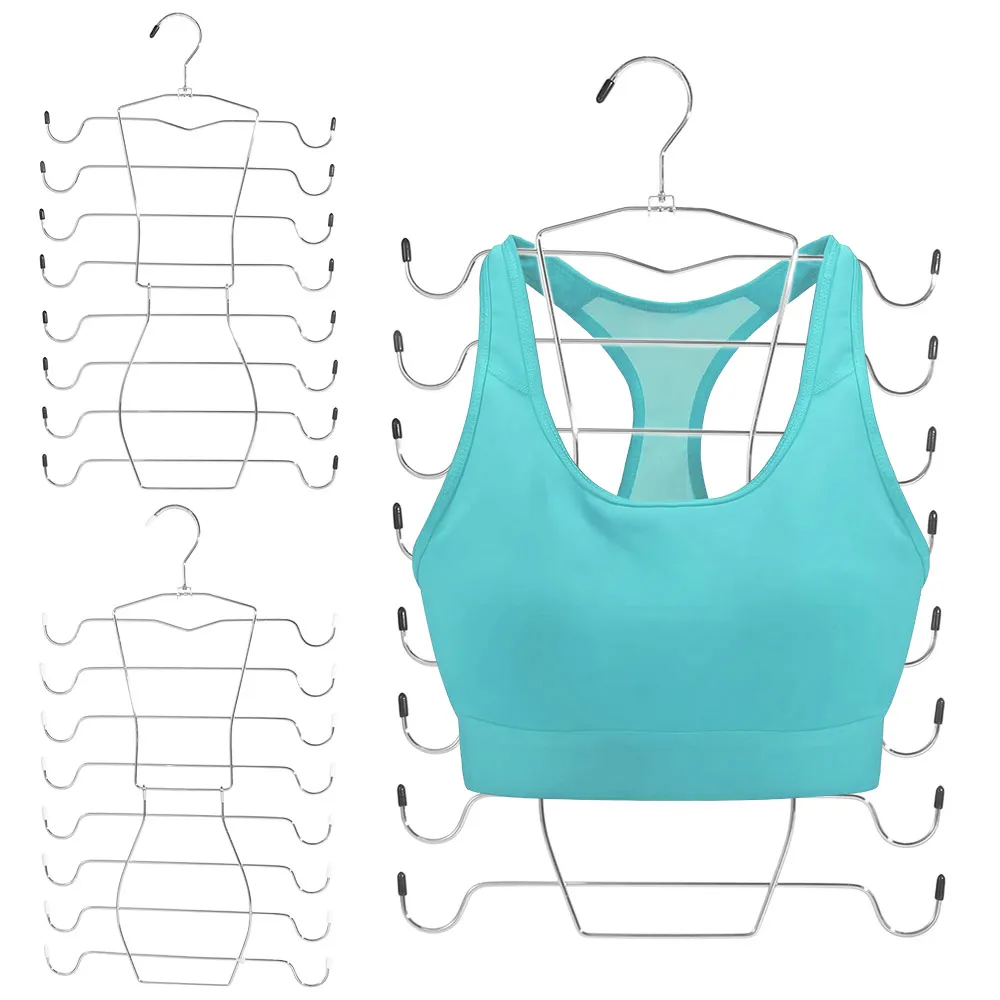 8 Tier Underwear Hanger Metal Save Space Bra Tank Top Hangers Seamless Design Display Closet Organizers for Chest Storage
8 Tier Underwear Hanger Metal Save Space Bra Tank Top Hangers Seamless Design Display Closet Organizers for Chest Storage