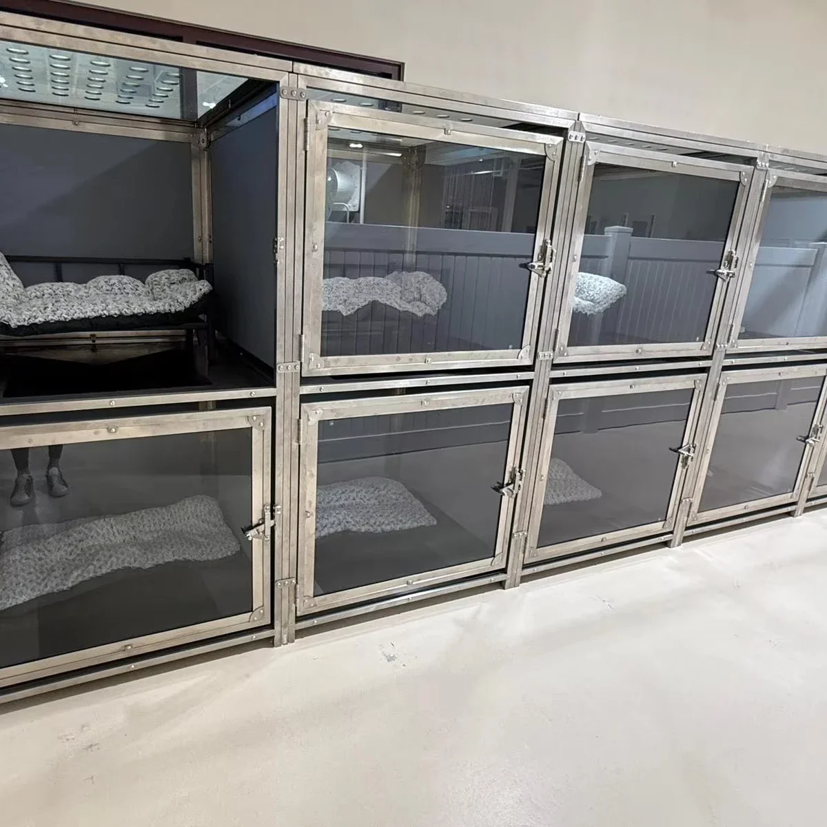 Hotel style Safe Luxury Pet Boarding Comfort House Beauty display pet carrier Cage Large Kennel
Hotel style Safe Luxury Pet Boarding Comfort House Beauty display pet carrier Cage Large Kennel