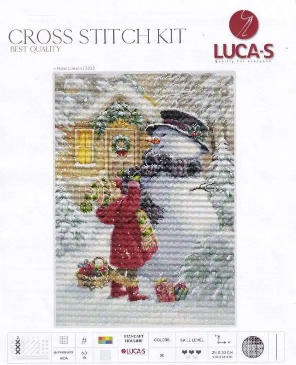 Christmas girl 38-48 DIY Needle Work Cross Stitch Set Counted Cross Stitch Kit 28ct 14ct 32ct Metallic aida
Christmas girl 38-48 DIY Needle Work Cross Stitch Set Counted Cross Stitch Kit 28ct 14ct 32ct Metallic aida