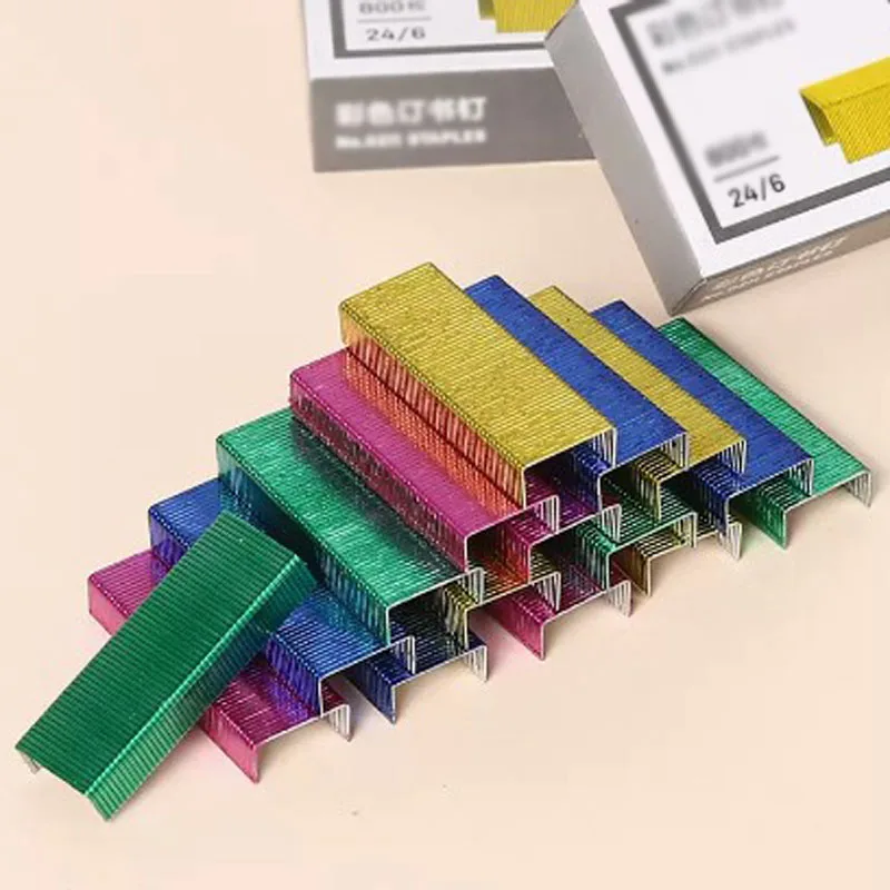 3000pcs Colorful 12mm Metal Staples Office Durable Strong Stapler Binding Tools Stationery Office School Student Supplies
3000pcs Colorful 12mm Metal Staples Office Durable Strong Stapler Binding Tools Stationery Office School Student Supplies