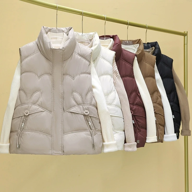 Down Cotton-Padded Jacket Vest Coat Women Autumn Winter New Warm Sleeveless Jacket Fashion Waistcoat Female Outerwear Tops
Down Cotton-Padded Jacket Vest Coat Women Autumn Winter New Warm Sleeveless Jacket Fashion Waistcoat Female Outerwear Tops