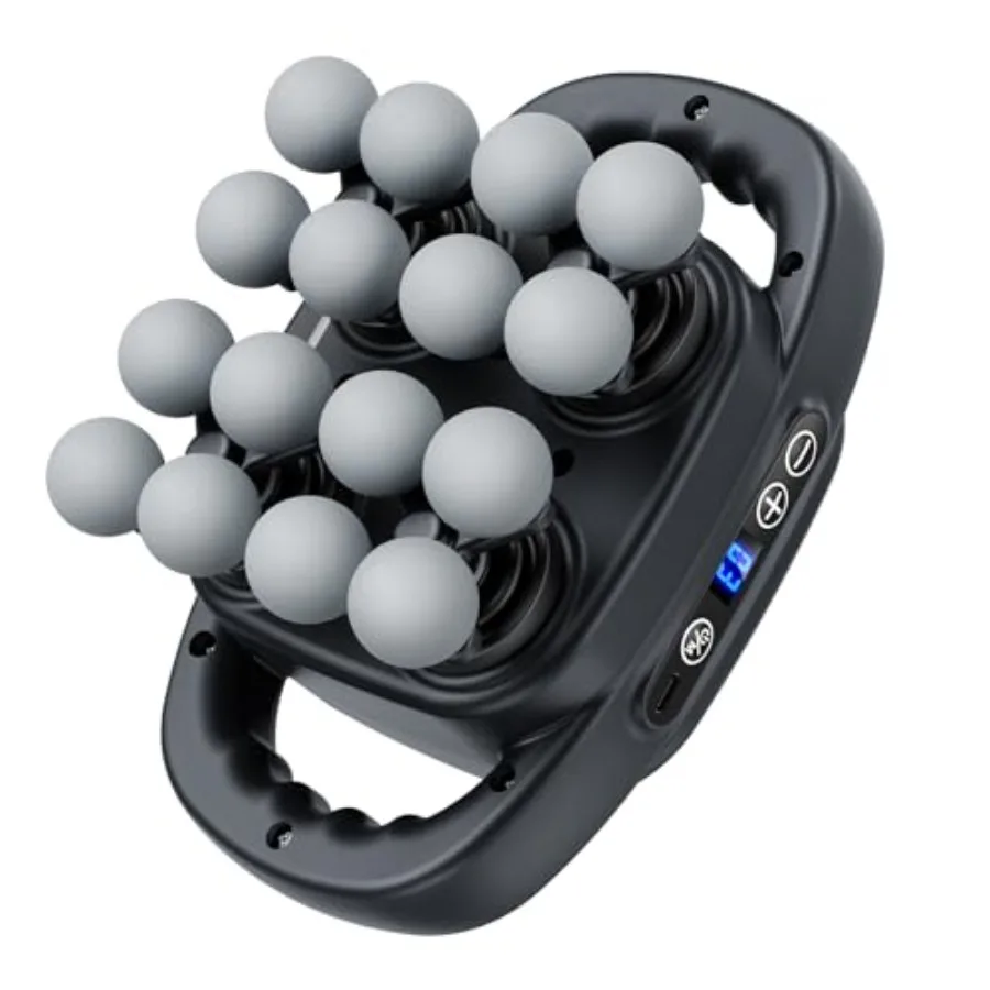 Massage Gun Deep Tissue, Back Massager for Athletes for Pain Relief, Multi Head Massage Gun with 3 Modes and 30 Intensities Sil
Massage Gun Deep Tissue, Back Massager for Athletes for Pain Relief, Multi Head Massage Gun with 3 Modes and 30 Intensities Sil