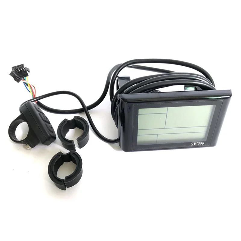 AA67-SW900 LCD Display Meter Control Panel E-Bike Electric Scooter 5 Pins SM Plug Riding Speed Time Power Display 
AA67-SW900 LCD Display Meter Control Panel E-Bike Electric Scooter 5 Pins SM Plug Riding Speed Time Power Display