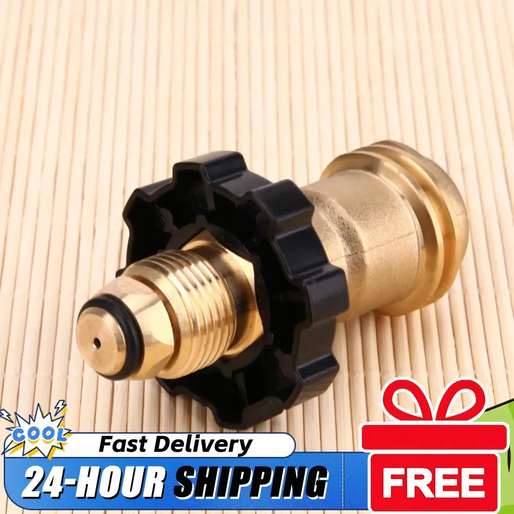 Gas Adapter Converts Universal Fit POL To QCC1/Type 1 Gas Cylinder Converts Safe Propane Valve for BBQ Gas Grill Heater
Gas Adapter Converts Universal Fit POL To QCC1/Type 1 Gas Cylinder Converts Safe Propane Valve for BBQ Gas Grill Heater