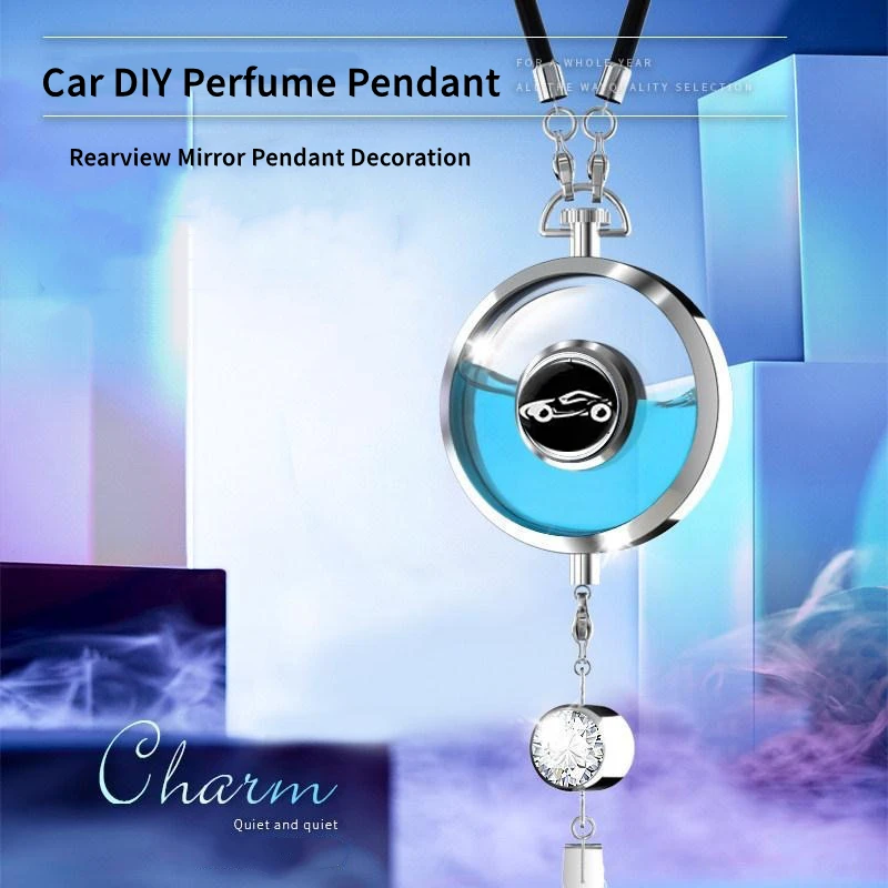 Car DIY Perfume Pendant Air Freshener Logo Pendant Rearview Mirror Metal Lace Hanging Perfume Empty Diffuser Interior Decoration
Car DIY Perfume Pendant Air Freshener Logo Pendant Rearview Mirror Metal Lace Hanging Perfume Empty Diffuser Interior Decoration