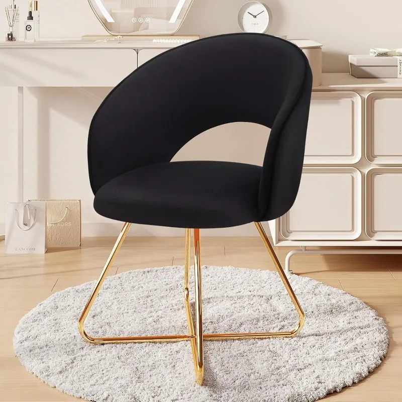 Velvet Accent Chair for Living Room, Comfortable Upholstered Barrel Vanity with Back
Velvet Accent Chair for Living Room, Comfortable Upholstered Barrel Vanity with Back
