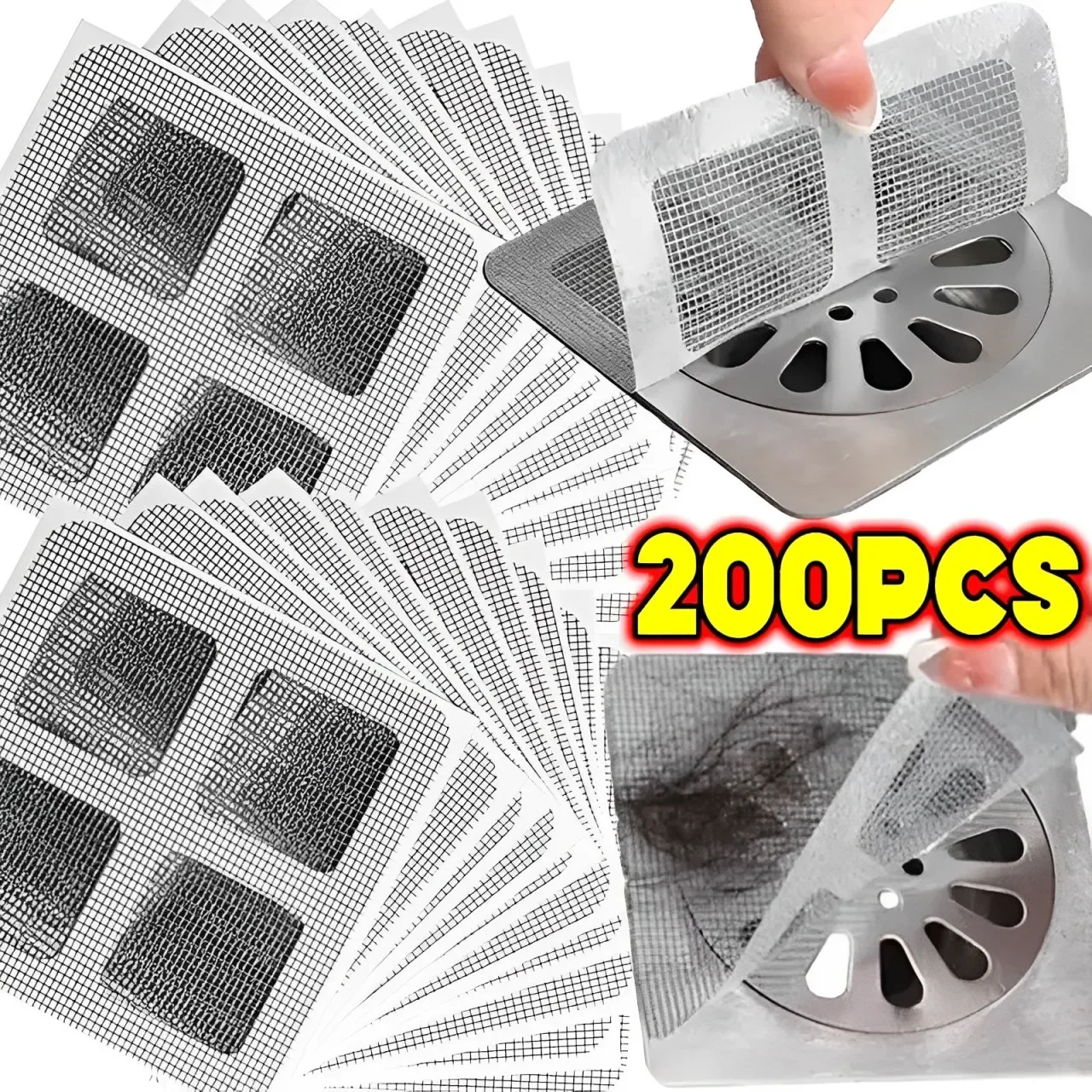 Disposable Shower Drain Hair Catcher Mesh Shower Drain Covers Floor Sink Strainer Filter Hair Stopper For Bathroom Kitchen
Disposable Shower Drain Hair Catcher Mesh Shower Drain Covers Floor Sink Strainer Filter Hair Stopper For Bathroom Kitchen