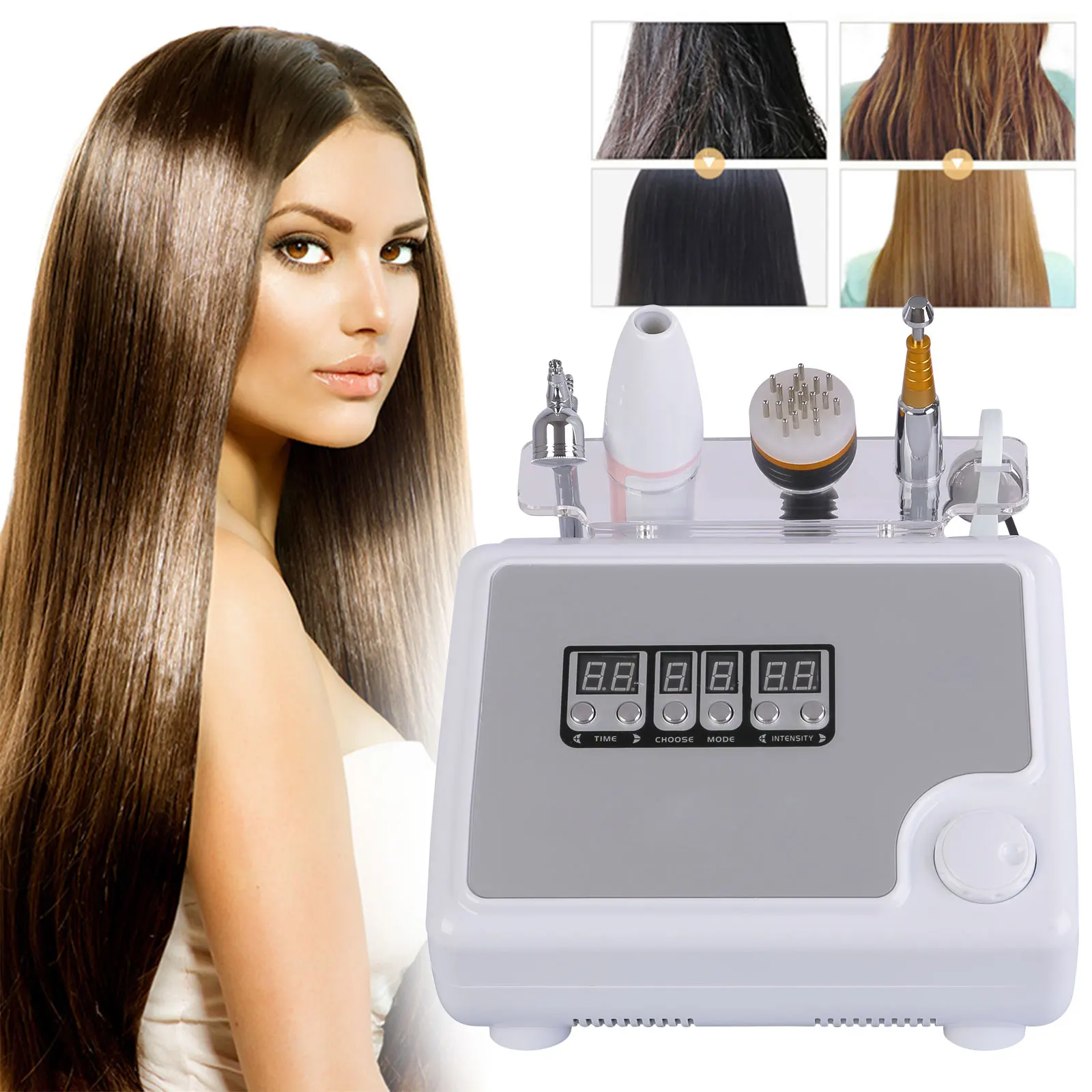 Microcurrent Scalp Care Device, 110V Anti-hair Loss Treatment Machine, Multifunctional Hair Care Scalp Massager with Spray Gun
Microcurrent Scalp Care Device, 110V Anti-hair Loss Treatment Machine, Multifunctional Hair Care Scalp Massager with Spray Gun