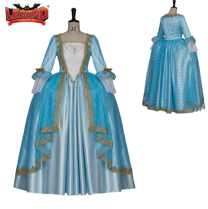 18th Century Georgian Historical Costume Blue Rococo European Medieval Victoria Queen Princess Dress Marie Antoinette Ball Gown
18th Century Georgian Historical Costume Blue Rococo European Medieval Victoria Queen Princess Dress Marie Antoinette Ball Gown
