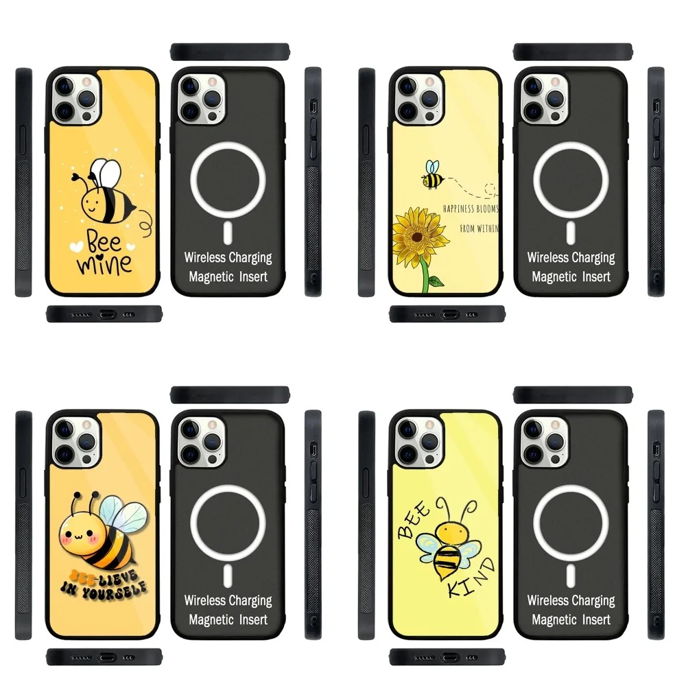 Cartoon Little Yellow Bees Phone Case Strong Magnetic For IPhone 15,14,13,Pro,Max,Plus,11,12,Mini For Magsafe Wireless Charging
Cartoon Little Yellow Bees Phone Case Strong Magnetic For IPhone 15,14,13,Pro,Max,Plus,11,12,Mini For Magsafe Wireless Charging