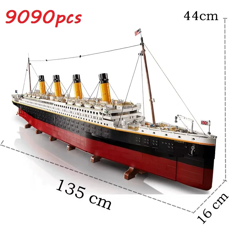 Classic Film Sunk Giant Cruise Titani Ship Compatible Large MOC Building Blocks Set Toy Gift for Children Steamship Model Kit
Classic Film Sunk Giant Cruise Titani Ship Compatible Large MOC Building Blocks Set Toy Gift for Children Steamship Model Kit