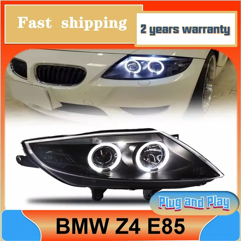 Car Styling for BMW Z4 E85 Head Light 2003-2008 Z4 Headlight DRL Turn Signal Low High Beam Projector Lens
Car Styling for BMW Z4 E85 Head Light 2003-2008 Z4 Headlight DRL Turn Signal Low High Beam Projector Lens