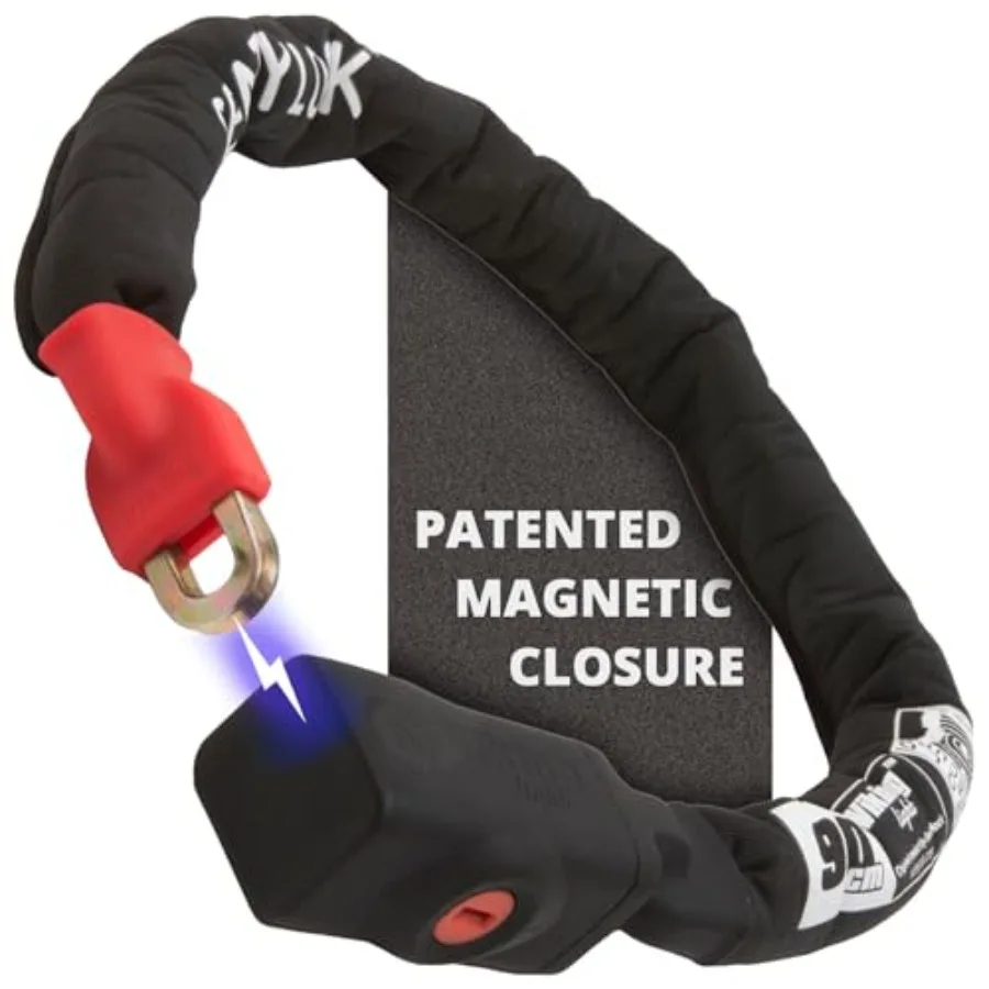 Viking Bike Chain Lock with Key - Magnetic Patented Sold Secure Silver Rated - Heavy Duty Anti Theft - Smart Ultra Security Bic
Viking Bike Chain Lock with Key - Magnetic Patented Sold Secure Silver Rated - Heavy Duty Anti Theft - Smart Ultra Security Bic
