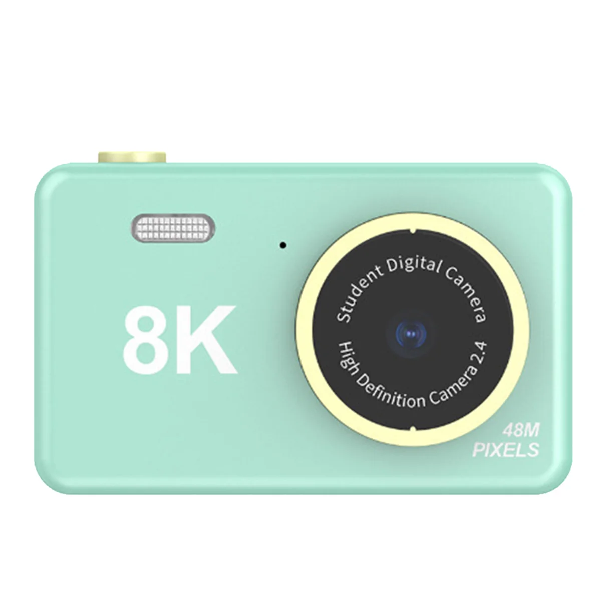 AAM-Student Digital Camera HD Digital 8K Portable Mini Video Camera Front and Rear Cameras Toy Gifts for Kids-Green
AAM-Student Digital Camera HD Digital 8K Portable Mini Video Camera Front and Rear Cameras Toy Gifts for Kids-Green