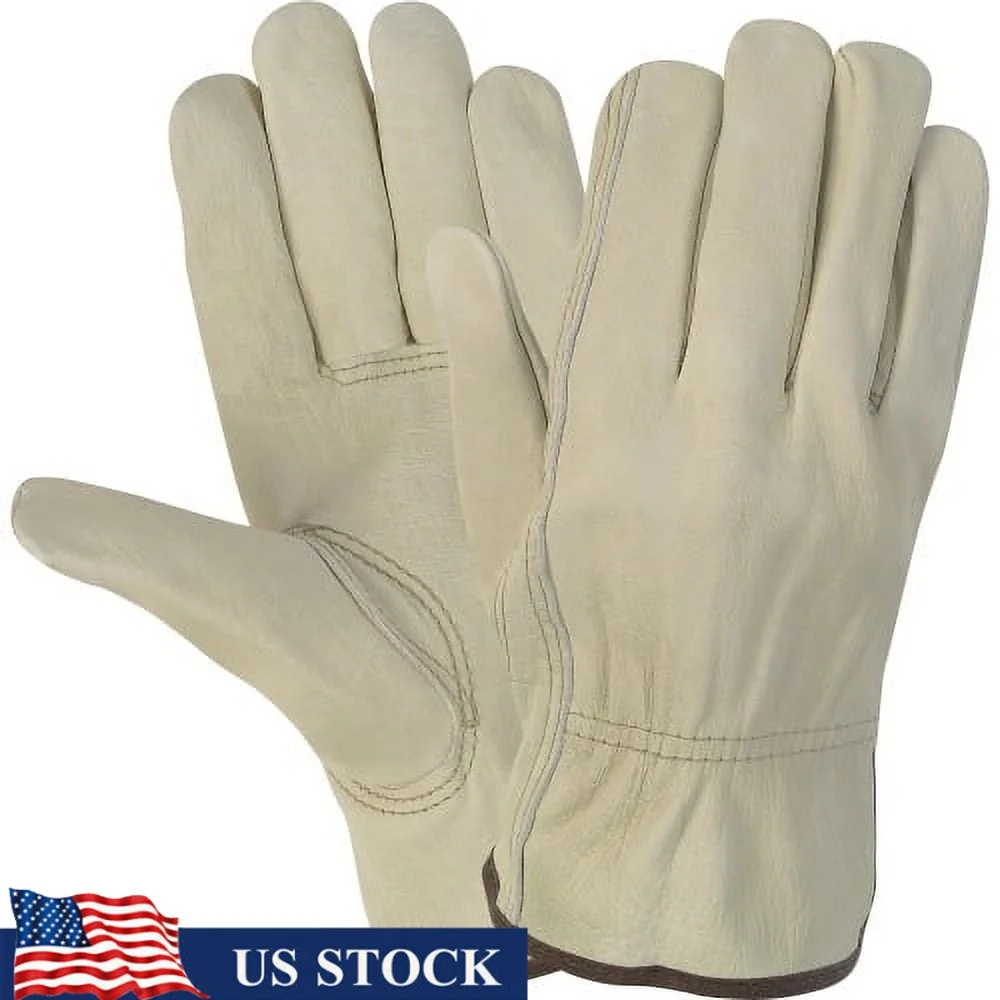 Durable Cowhide Leather Work Gloves with Flexible Keystone Thumb Construction Utility Maintenance Tasks Unisex Large Size Pair
Durable Cowhide Leather Work Gloves with Flexible Keystone Thumb Construction Utility Maintenance Tasks Unisex Large Size Pair
