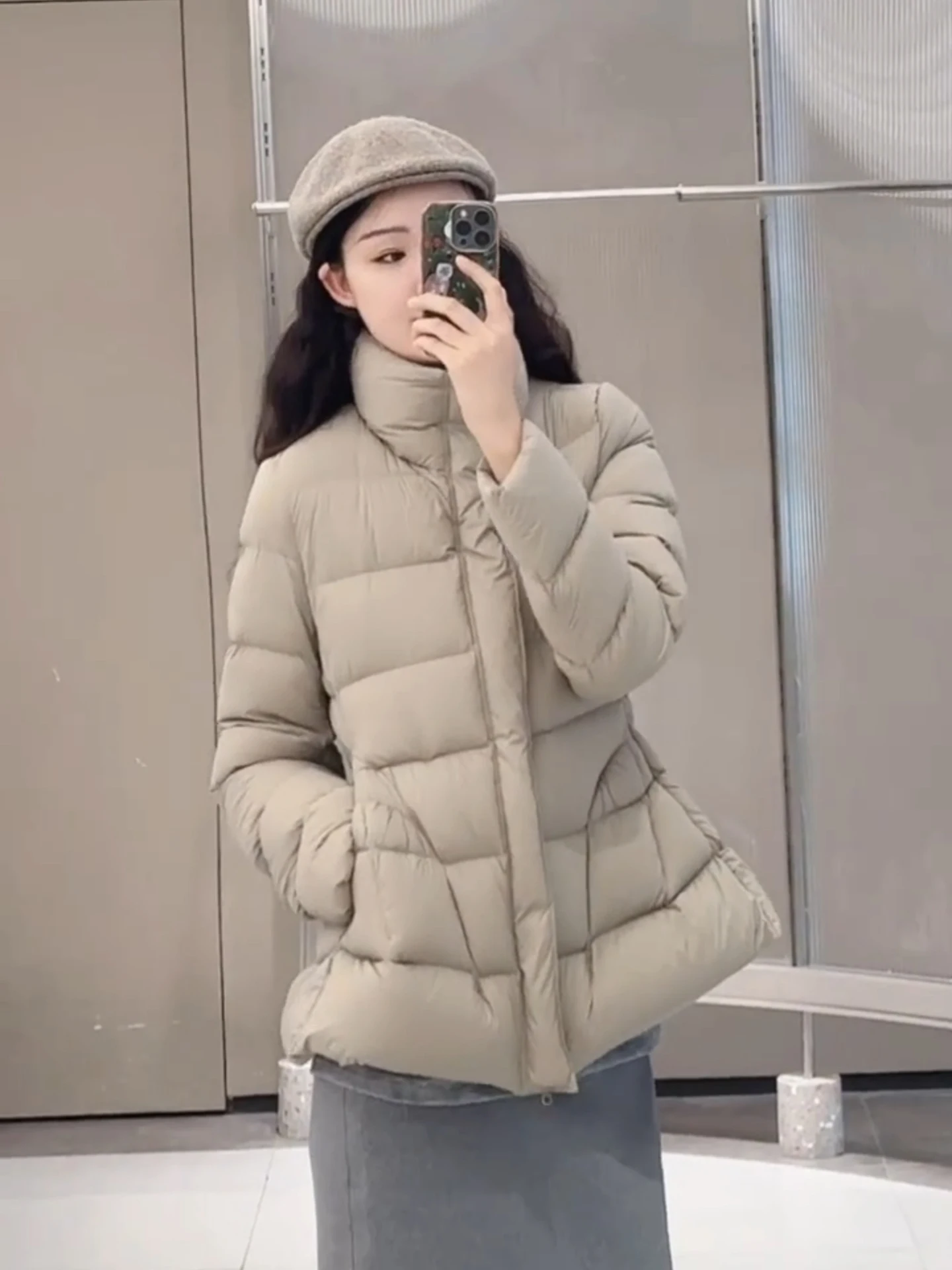 Зимняя новинка: женская приталенная куртка из хлопка с наполнителем из пера и пуха, воротник-стойка, с поясом, теплая, в корейском стиле, онлайн-продажа
Зимняя новинка: женская приталенная куртка из хлопка с наполнителем из пера и пуха, воротник-стойка, с поясом, теплая, в корейском стиле, онлайн-продажа