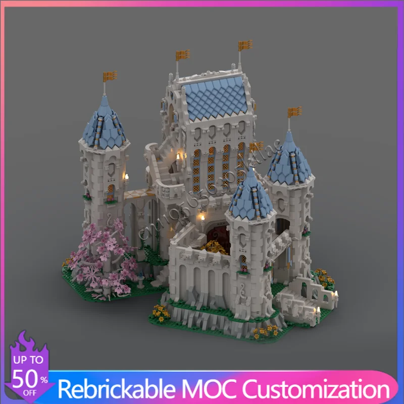 Набор строительных блоков MOC «Замок Фантазий» (серия «Средневековье», белый/цвет слоновой кости), 8027 деталей, для детей, развивающий подарок на Рождество, сделай сам
Набор строительных блоков MOC «Замок Фантазий» (серия «Средневековье», белый/цвет слоновой кости), 8027 деталей, для детей, развивающий подарок на Рождество, сделай сам