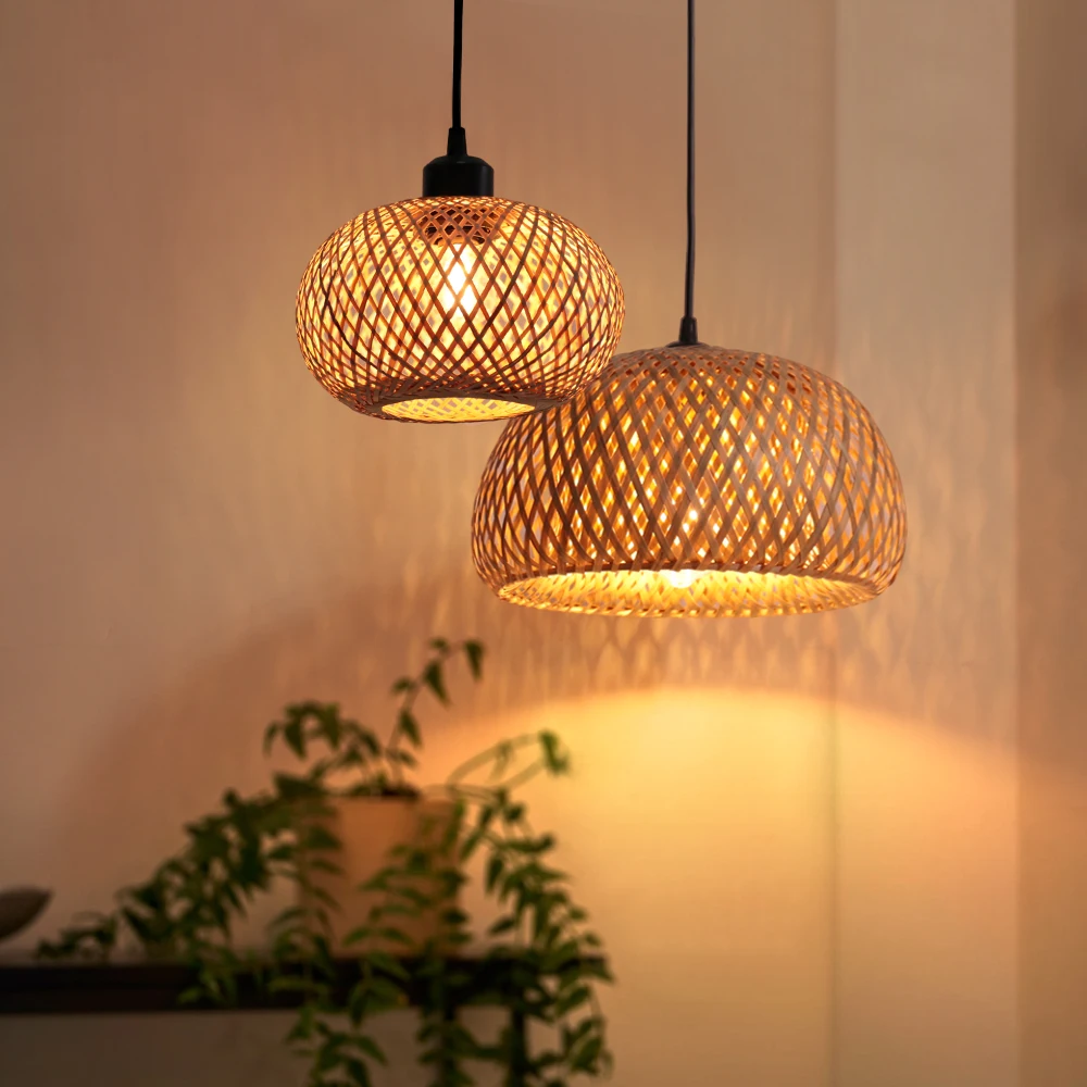 Bamboo Pendant Lamp Rattan Hand Woven Hanging Lamp Restaurant Living Room Chandelier Lighting Fixtures Bedroom For Home Decora
Bamboo Pendant Lamp Rattan Hand Woven Hanging Lamp Restaurant Living Room Chandelier Lighting Fixtures Bedroom For Home Decora
