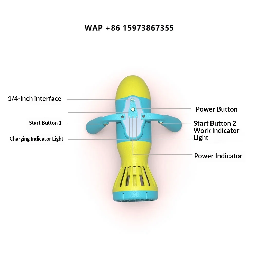 Safe Kids Underwater Scooter Lightweight Portable Electric Sea Scooter with Safety Lock for Children Swimming
Safe Kids Underwater Scooter Lightweight Portable Electric Sea Scooter with Safety Lock for Children Swimming