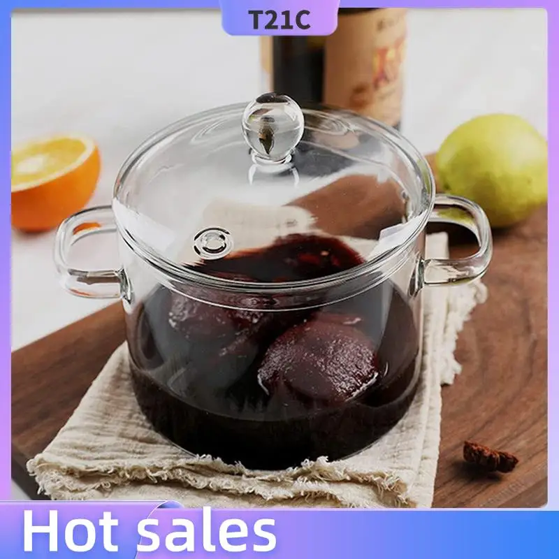 T21C 2X Glass Saucepan With Cover,Stovetop Cooking Pot With Lid And Handle Simmer Pot Clear Soup Pot High Borosilicate 1600ML
T21C 2X Glass Saucepan With Cover,Stovetop Cooking Pot With Lid And Handle Simmer Pot Clear Soup Pot High Borosilicate 1600ML