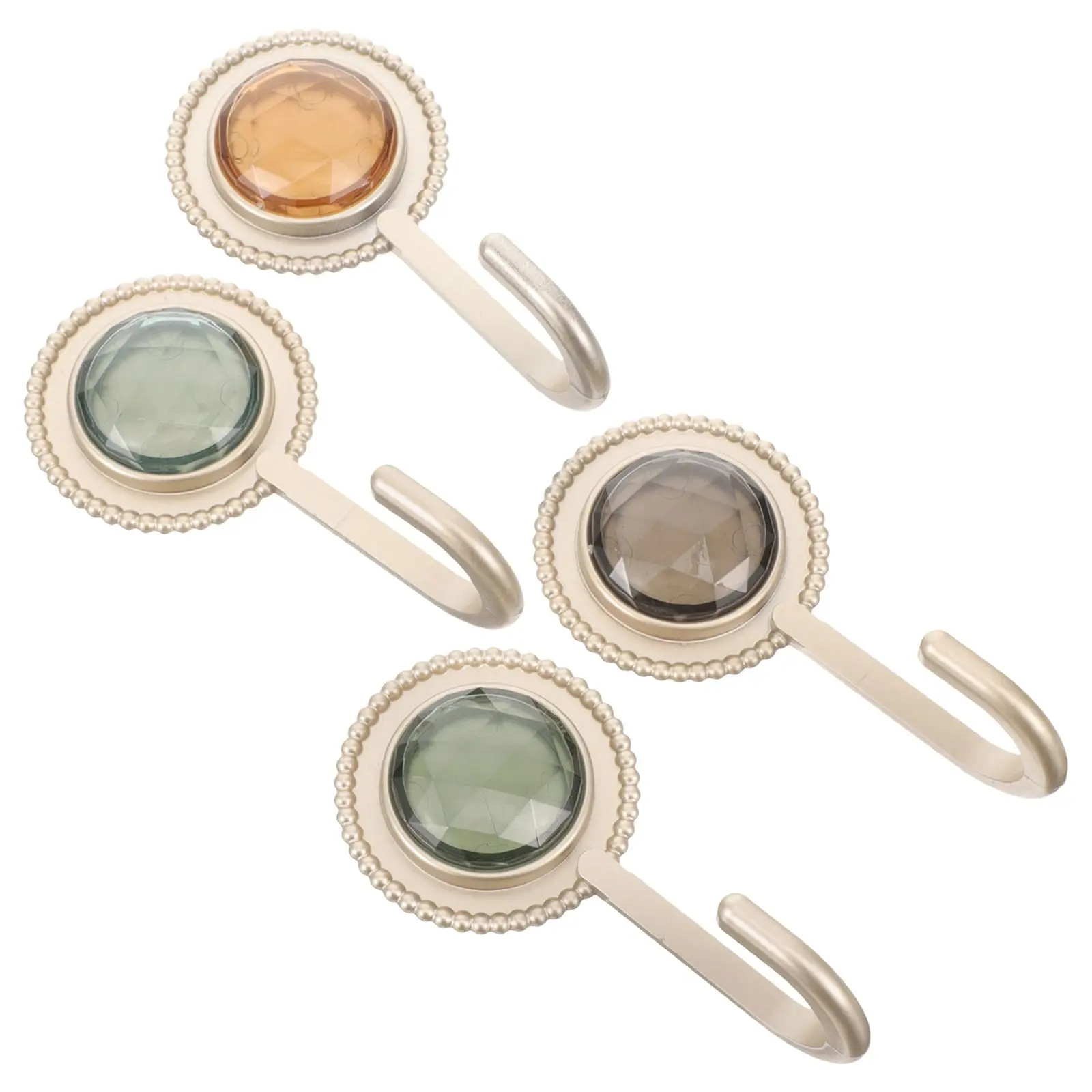 4Pcs Non-marking Adhesive Hooks Rhinestone Design Bathroom Kitchen Wall Mount Punch Free Stainless Steel Strong Adhesion
4Pcs Non-marking Adhesive Hooks Rhinestone Design Bathroom Kitchen Wall Mount Punch Free Stainless Steel Strong Adhesion