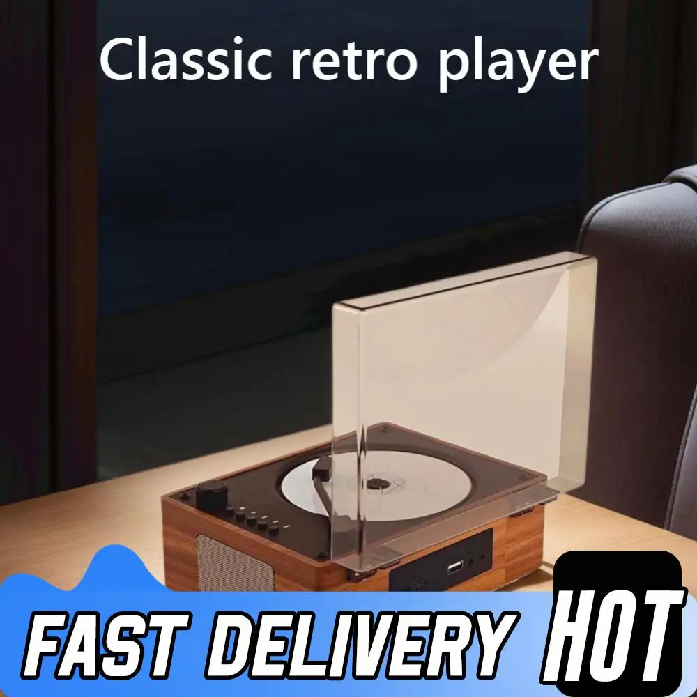 Ретро CD-плеер, перезаряжаемый беспроводной динамик Bluetooth 5,0, портативный домашний музыкальный плеер, USB 3,5 мм, AUX, настольный CD-плеер для вечеринки
Ретро CD-плеер, перезаряжаемый беспроводной динамик Bluetooth 5,0, портативный домашний музыкальный плеер, USB 3,5 мм, AUX, настольный CD-плеер для вечеринки