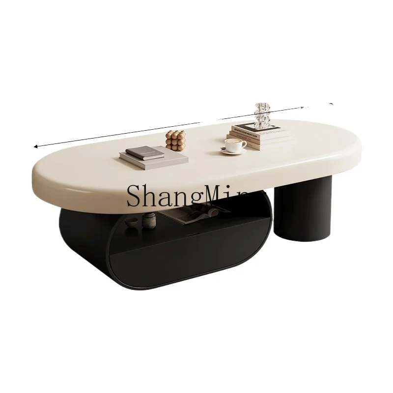 LXY modern minimalist coffee table living room household small apartment Internet celebrity oval storage coffee table table
LXY modern minimalist coffee table living room household small apartment Internet celebrity oval storage coffee table table