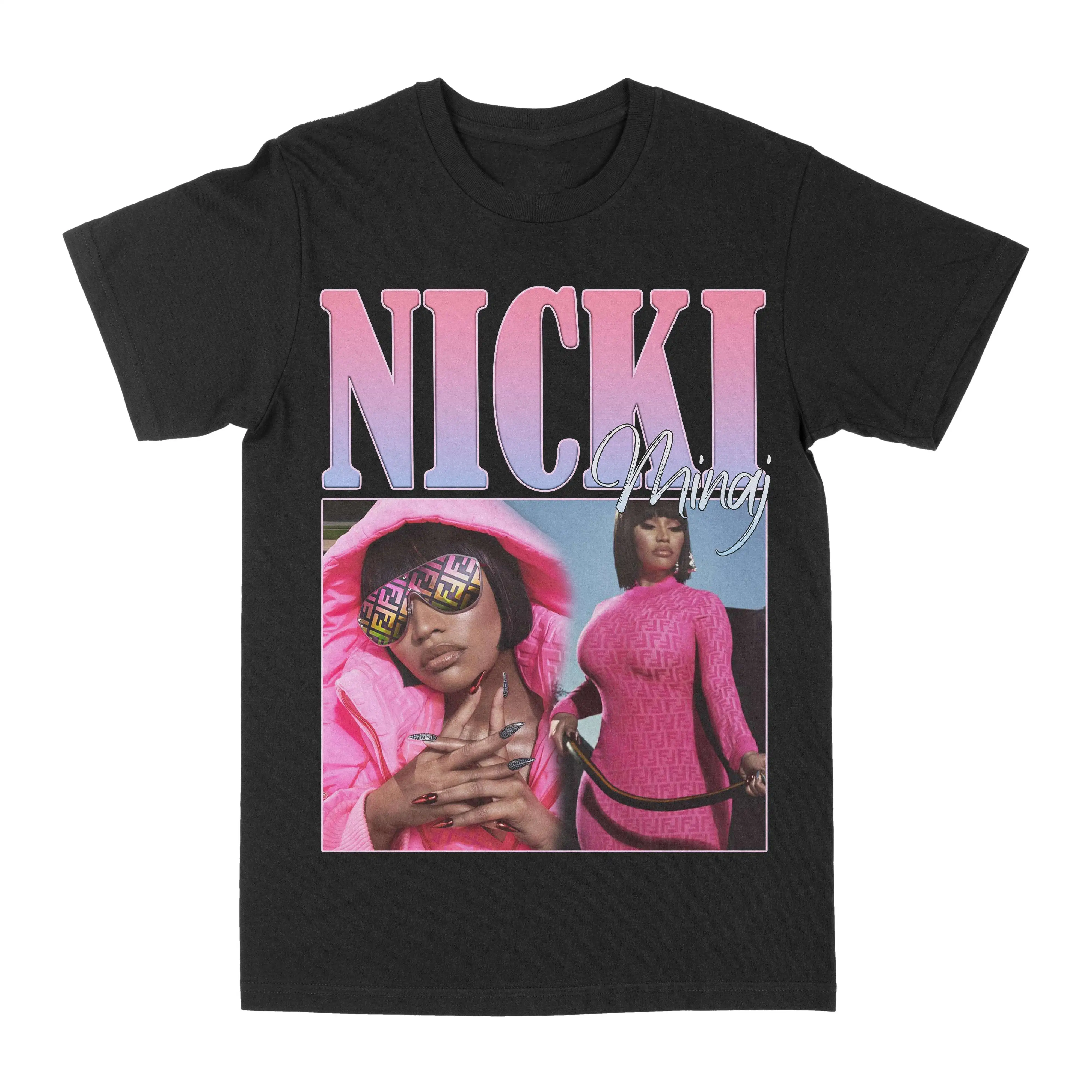Nicki Minaj T-Shirt Men Women Cotton Tees Retro Hip Hop Short Sleeve Y2k Tops Summer T-Shirt Unisex Streetwear Women's Clothing
Nicki Minaj T-Shirt Men Women Cotton Tees Retro Hip Hop Short Sleeve Y2k Tops Summer T-Shirt Unisex Streetwear Women's Clothing