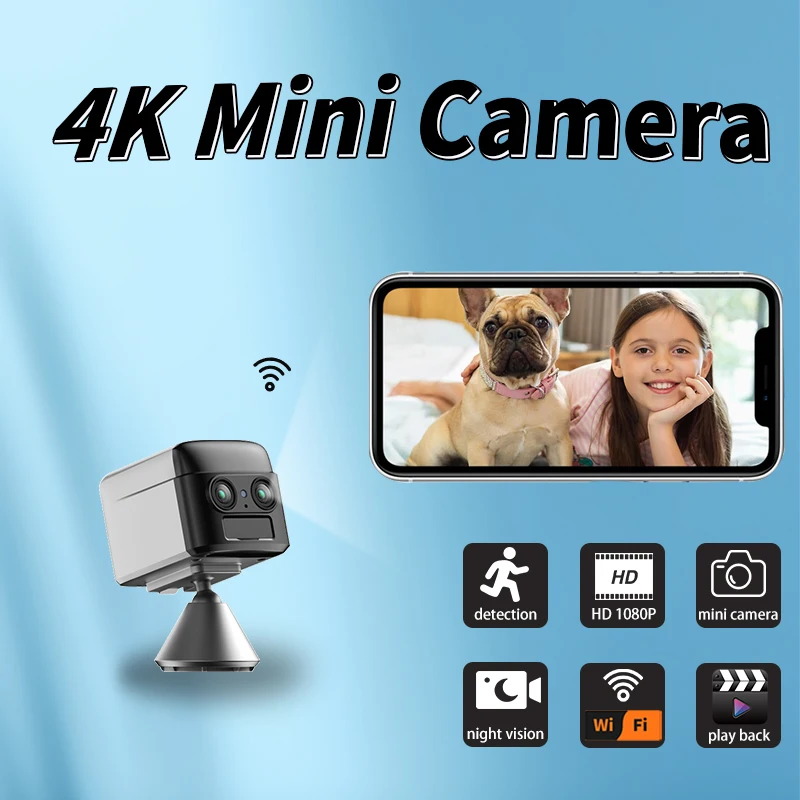 2024 New UHD 4K Remote Monitoring Wireless Wifi Camera Night Video Camera Security Protection Smart home Surveillance Camera
2024 New UHD 4K Remote Monitoring Wireless Wifi Camera Night Video Camera Security Protection Smart home Surveillance Camera