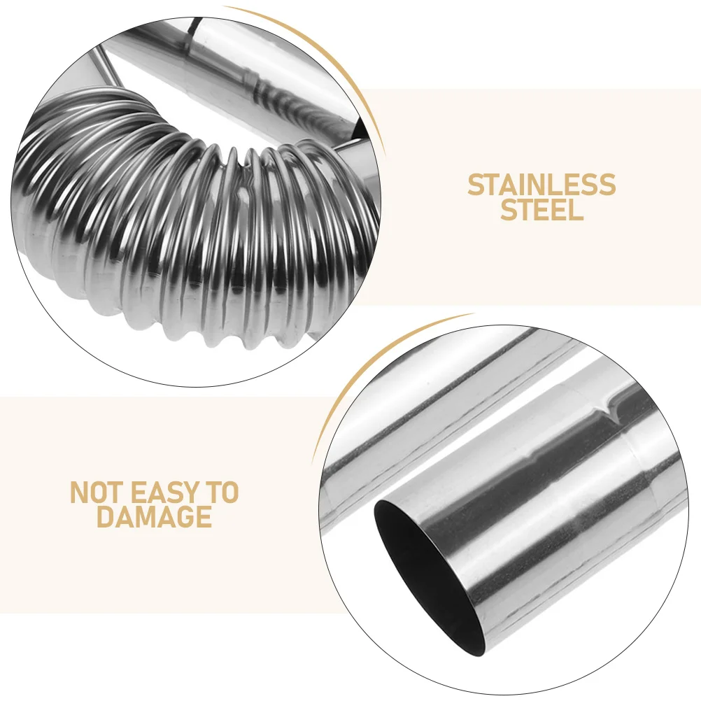 1Set Stainless Steel Chimney Flue Pipe Extension Easy Install Straight Elbow Tubes High Temperature Resistant Wood Stove
1Set Stainless Steel Chimney Flue Pipe Extension Easy Install Straight Elbow Tubes High Temperature Resistant Wood Stove