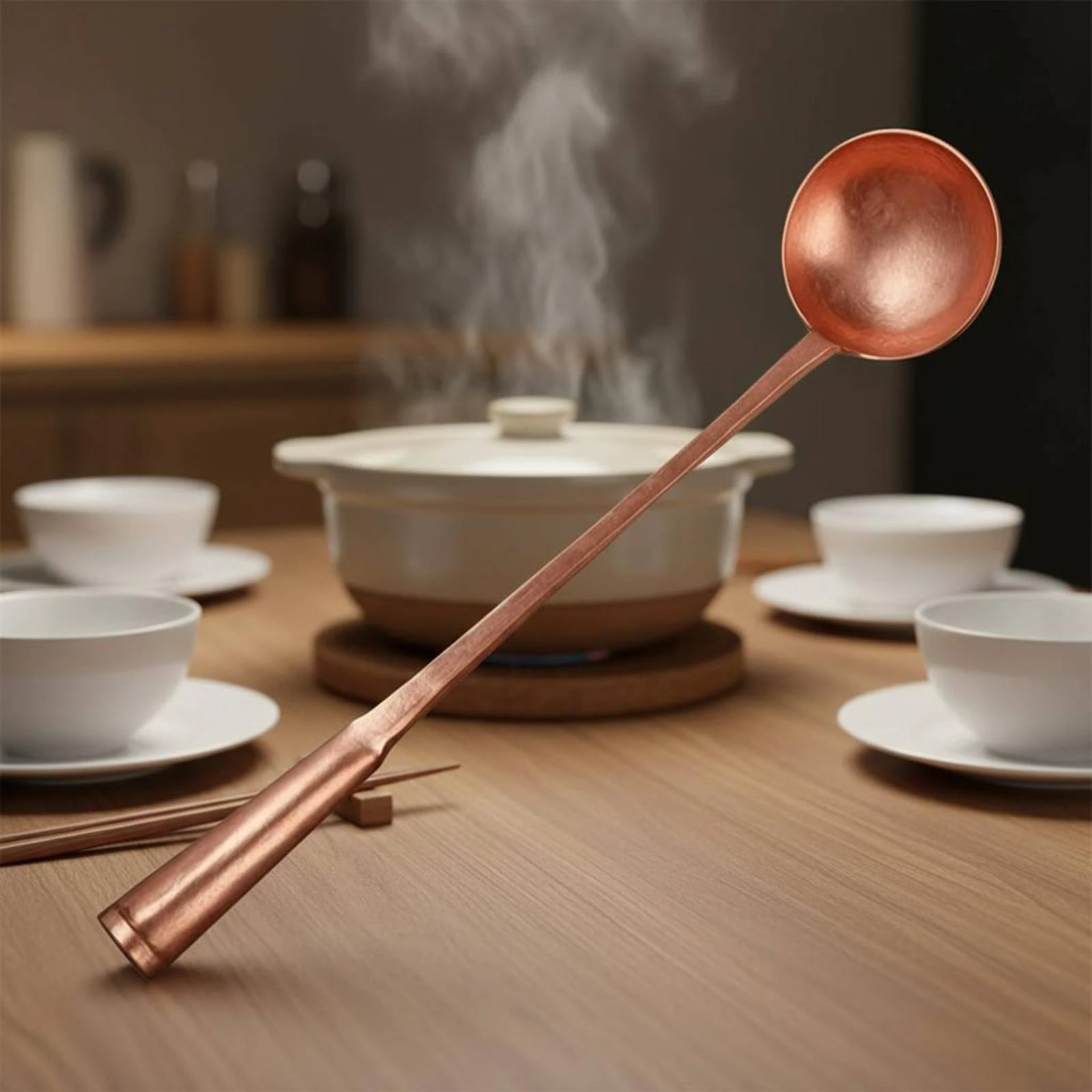 Copper Soup Ladle Thickened Copper Ladle Cookware
Copper Soup Ladle Thickened Copper Ladle Cookware