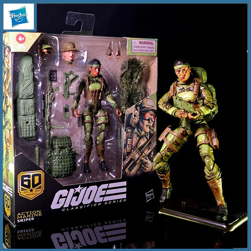 Hasbro Genuine G.I. Joe 60th Anniversary 6 Inches Sniper Halo Jumper Action Figure Toys for Boys Girls Gift Collectible Model 
Hasbro Genuine G.I. Joe 60th Anniversary 6 Inches Sniper Halo Jumper Action Figure Toys for Boys Girls Gift Collectible Model