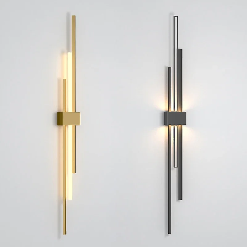 Современный золотой светодиодный настенный светильник в скандинавском стиле, очень простой настенный светильник для гостиной, фоновой стены под телевизор, светильник-полоса для спальни, прикроватный светильник
Современный золотой светодиодный настенный светильник в скандинавском стиле, очень простой настенный светильник для гостиной, фоновой стены под телевизор, светильник-полоса для спальни, прикроватный светильник