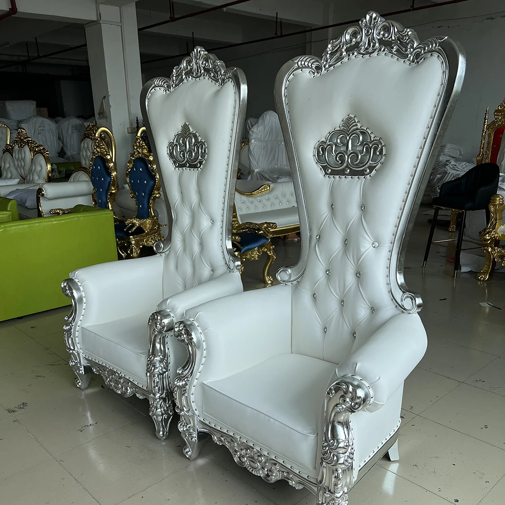 Hot Selling Wholesale King and Queen Throne Chairs for Rental Wedding Party
Hot Selling Wholesale King and Queen Throne Chairs for Rental Wedding Party