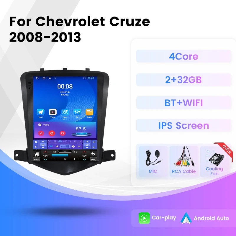 Android 9.7-inch car multimedia radio wireless carplay Android auto stereo video player suitable for Chevrolet Cruze 2008-2013
Android 9.7-inch car multimedia radio wireless carplay Android auto stereo video player suitable for Chevrolet Cruze 2008-2013