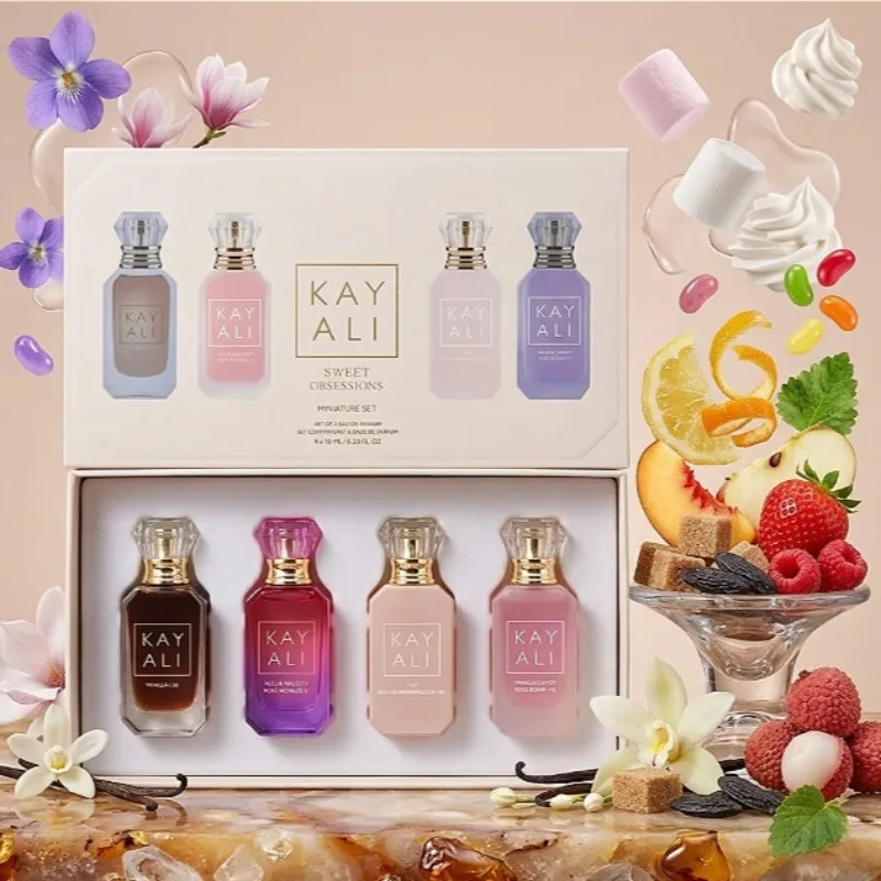 KAYALI 4x10ml Mini Perfume Set Vanilla Oud Floral Fruity Oriental Long Lasting Unisex Eau De Parfum Luxury Gift Collection
KAYALI 4x10ml Mini Perfume Set Vanilla Oud Floral Fruity Oriental Long Lasting Unisex Eau De Parfum Luxury Gift Collection