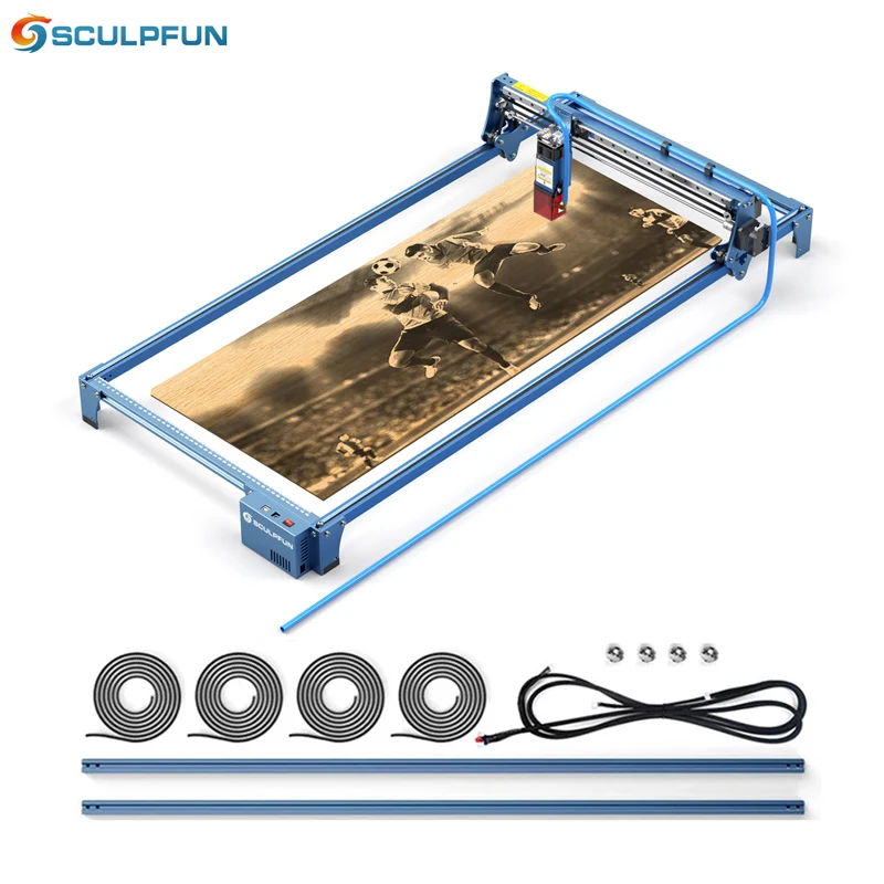 SCULPFUN S10 Engraving Area Expansion Kit for S10/S9/S6pro/S6 Engraving Machine Y-axis Extension Kit Engraving Area 940x410mm
SCULPFUN S10 Engraving Area Expansion Kit for S10/S9/S6pro/S6 Engraving Machine Y-axis Extension Kit Engraving Area 940x410mm