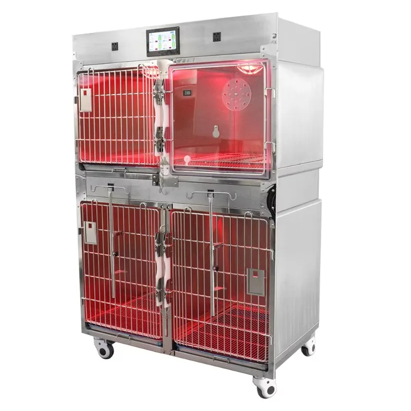 Good Quality Veterinary Cages Stainless Steel Touch Scree ICU Veterinary Cage Four Sets of Dog Cat Pet Cage
Good Quality Veterinary Cages Stainless Steel Touch Scree ICU Veterinary Cage Four Sets of Dog Cat Pet Cage
