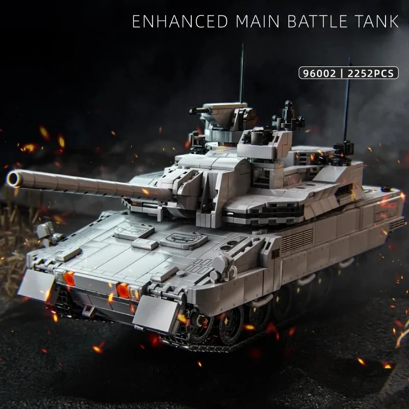 The 4th generation military tank EU EMBT model tank building block set military model DIY children's toy gift 2252PCS
The 4th generation military tank EU EMBT model tank building block set military model DIY children's toy gift 2252PCS