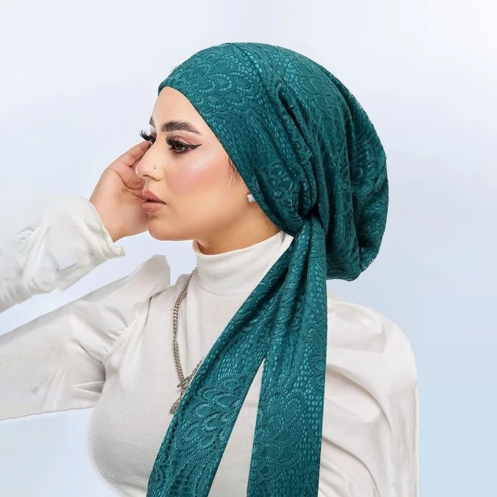 Double Layered Lace Women Hijabs Headscarf Underscarf Muslim Turban Hats Soft Stretch Islamic Hair Loss Cap Lady Bandana Caps
Double Layered Lace Women Hijabs Headscarf Underscarf Muslim Turban Hats Soft Stretch Islamic Hair Loss Cap Lady Bandana Caps