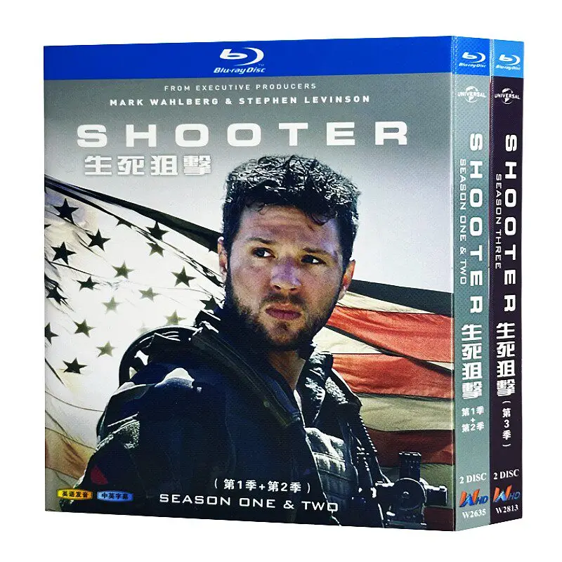Blu-ray Ultra HD TV Series Shooter Seasons 1–3 Box Set with English and Traditional Chinese Subtitles
Blu-ray Ultra HD TV Series Shooter Seasons 1–3 Box Set with English and Traditional Chinese Subtitles