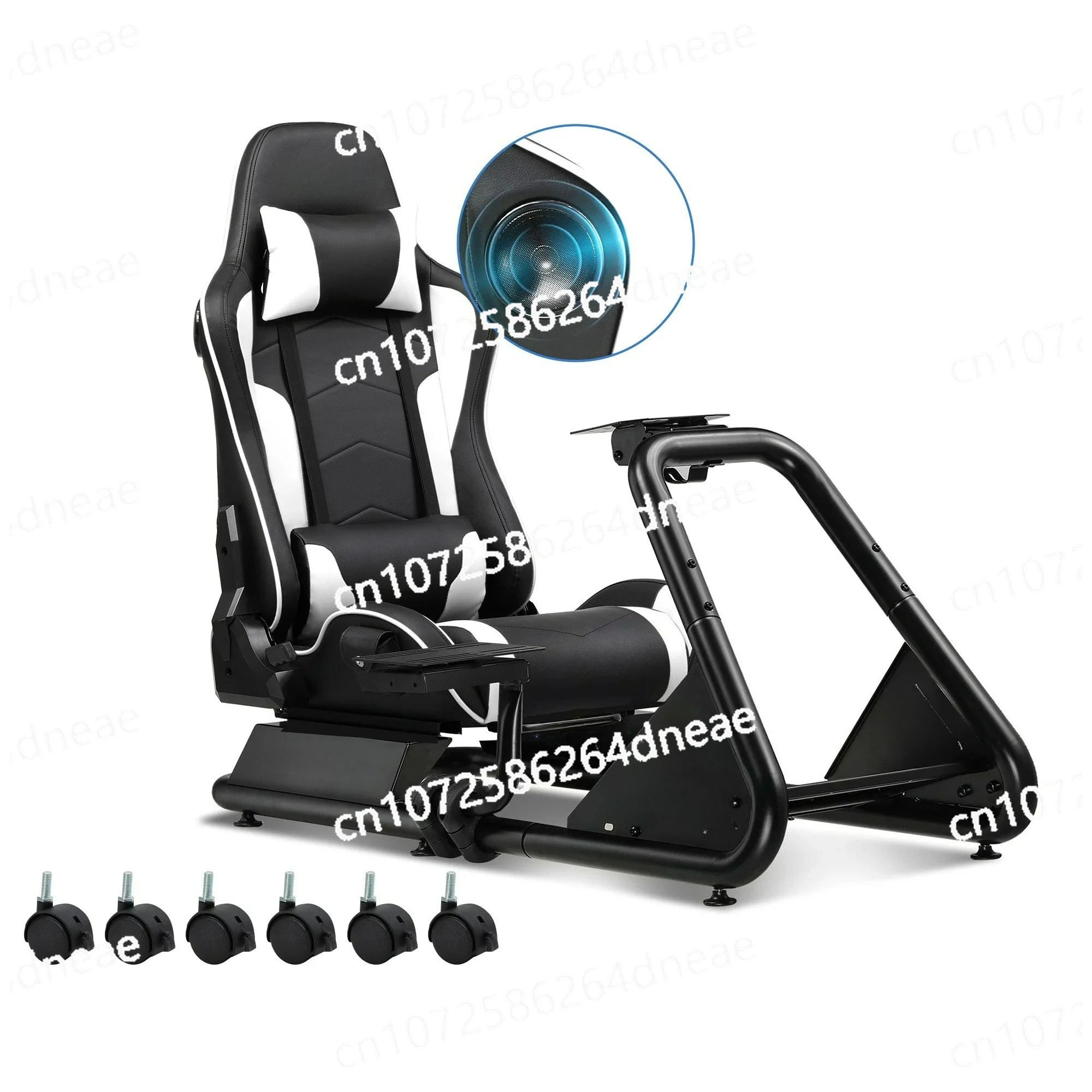 Customizable Racing Simulator Cockpit with Seat, Sim Racing Cockpit Multi-function Adjustable Gaming Wheel Stand for G2
Customizable Racing Simulator Cockpit with Seat, Sim Racing Cockpit Multi-function Adjustable Gaming Wheel Stand for G2